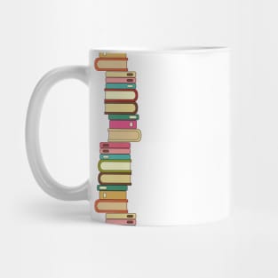 Library Neck Gator Stack of Books Mug